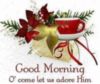 Good Morning. O' come let us adore Him -- Christmas