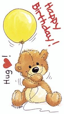 Happy Birthday! Hug! -- Teddy Bear