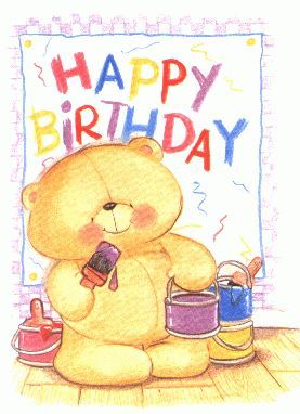 Happy Birthday -- Teddy Bear