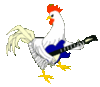 Cock plays Guitar