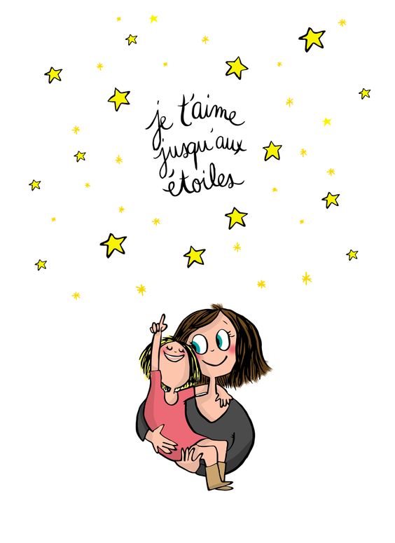 I love you to the stars ♥ In French