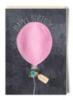 Happy Birthday Xo Xo -- Pink Balloon