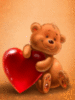 I Love You -- Teddy Bear with Heart