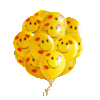Smile and Kisses -- Yellow Balloons