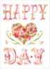 Happy Day -- Flowers Heart