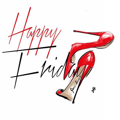 Happy Friday -- Red High Heels