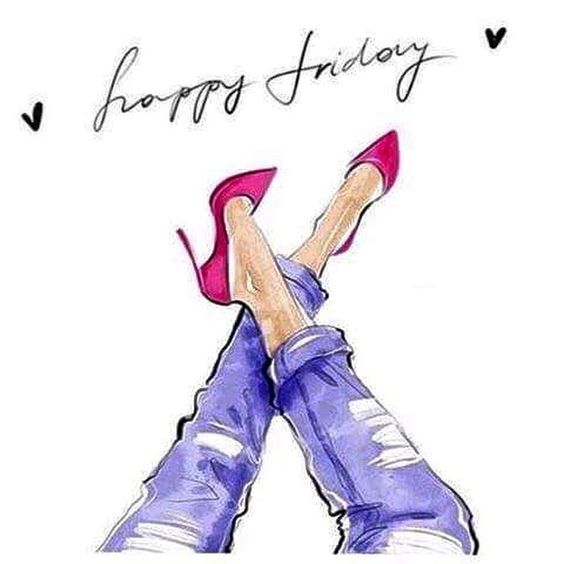 Happy Friday -- Pink High Heels
