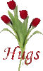 Hugs -- Red Flowers