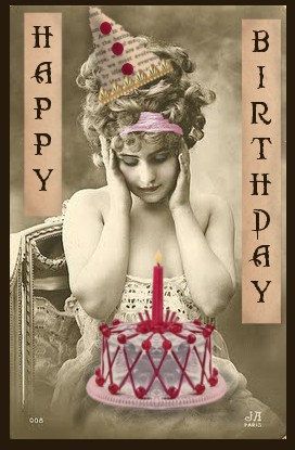 Happy Birthday -- Retro Card