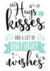 Hugs & Kisses and a lot of Birthday Wishes