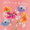 With love on your Birthday -- Flowers