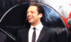 Sebastian Stan laughing -- Marvel