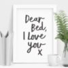 Dear Bed, I Love You x