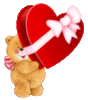 Happy Valentine's Day -- Cute Teddy Bear with Heart