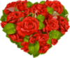 Happy Valentine's Day -- Flowers Heart