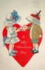 A Jolly Valentine Day -- Retro Card