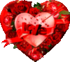 Happy Valentine's Day -- Love Flower Heart