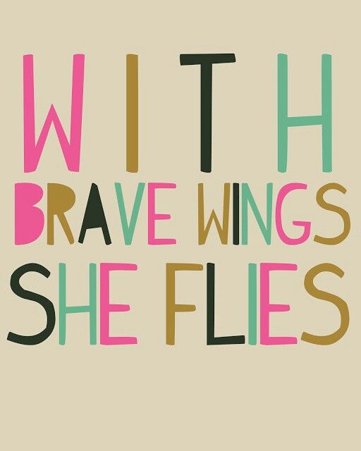 With Strong Wings She Flies