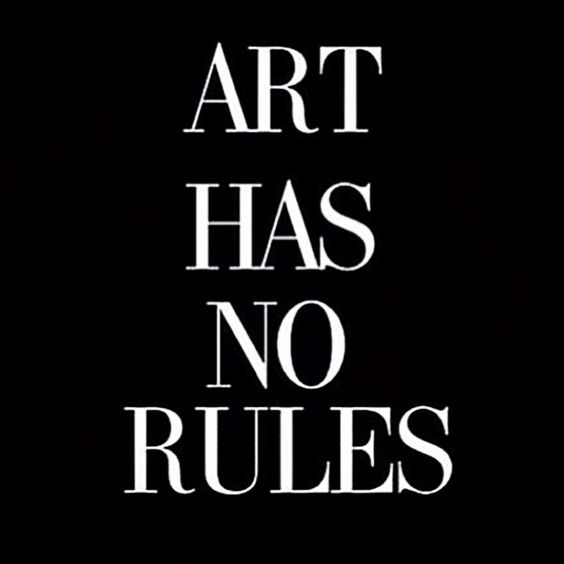 Art Has No Rules