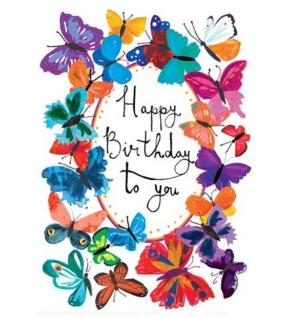 Happy Birthday To You -- Butterflies