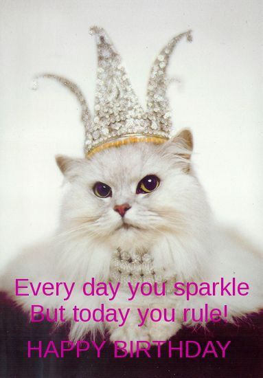 Every day you sparkle, but today you rule! Happy Birthday! 