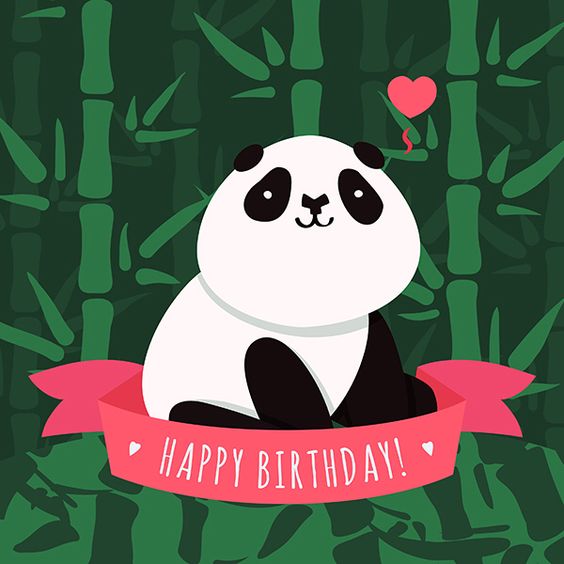 Happy Birthday -- Panda Bear