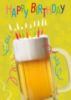 Happy Birthday -- Beer with Candles
