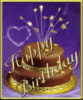 Happy Birthday -- Chocolate Cake