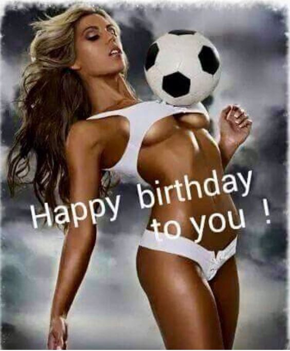 Happy Birthday to You! -- Sexy Girl Football