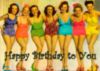Happy Birthday To You -- Bikini Retro Card