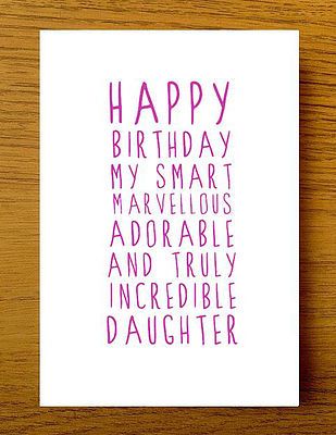 Happy Birthday Daughter