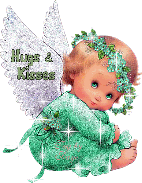 Hugs & Kisses -- Cute Angel