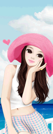 Romantic Girl Pink Hat