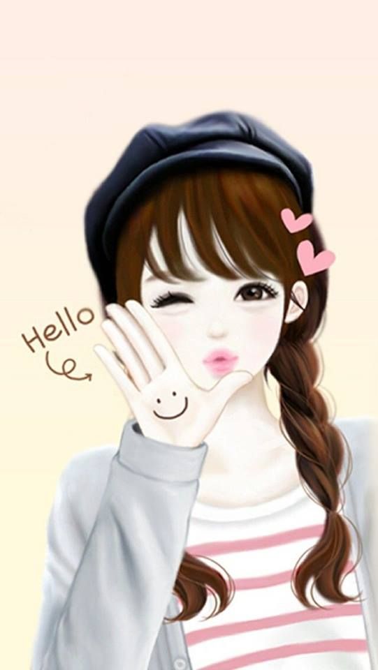 Hello -- Cute Anime Girl 