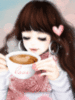 Love Coffee -- Cute Anime Girl 