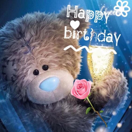 Happy Birthday -- Teddy Bear