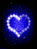 Blue Diamond Heart