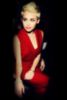 Miley Cyrus red dress beauty