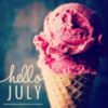 Hello July -- Ice Cream