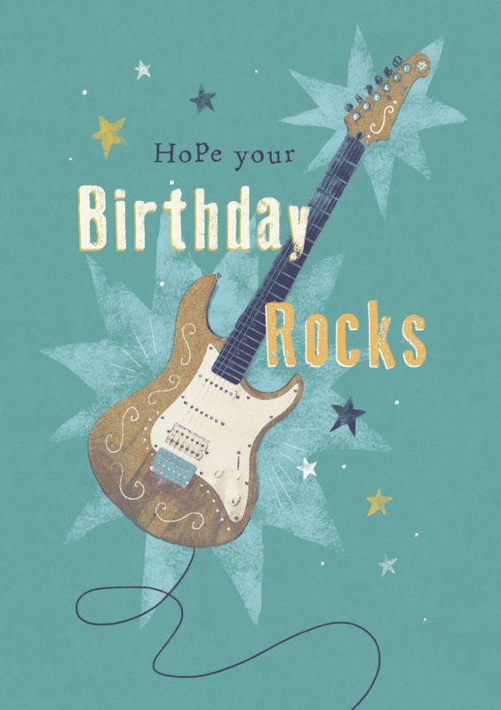 Hope Your Birthday Rocks -- Guitar