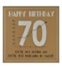 Happy Birthday 70th