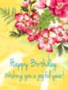 Happy Birthday. Wishing you a joyful year! -- Flowers