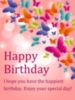 Happy Birthday Wishes -- Butterflies