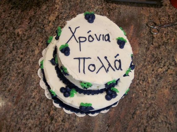 Χρόνια Πολλά! (Happy Birthday in Greek)