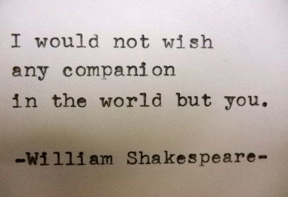 William Shakespeare love quote