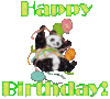 Happy Birthday! -- Panda Bear