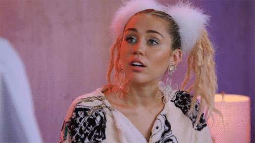 Miley Cyrus Funny Face