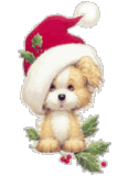 Christmas -- Cute Puppy