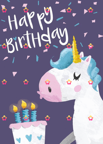 Happy Birthday -- Unicorn