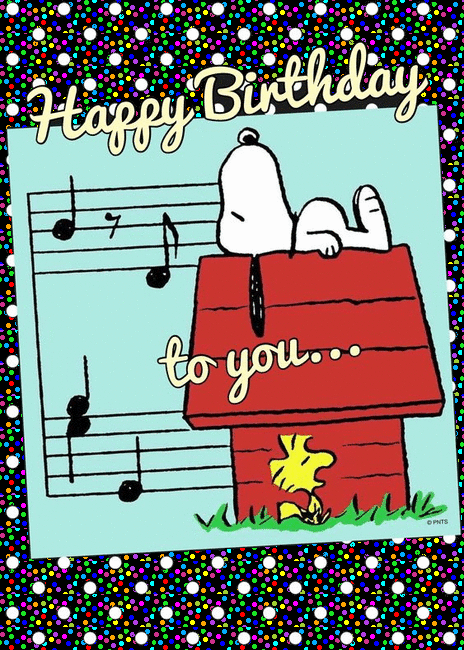 Happy Birthday to You -- Snoopy